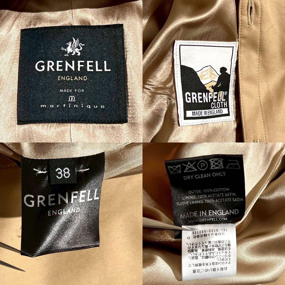 極美品✨グレンフェル マルティニーク別注 ジョンストンズ生地 トレンチコート