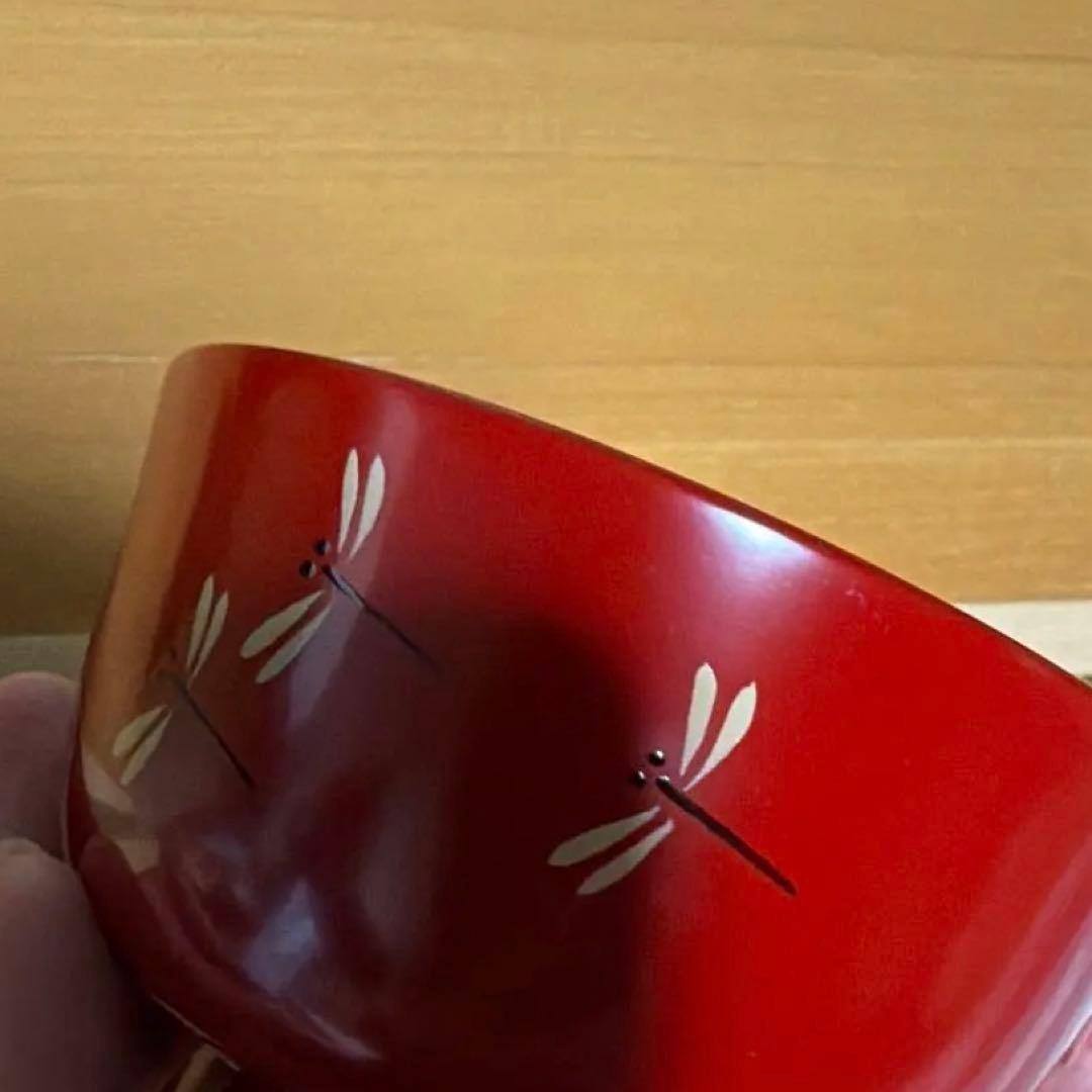 川連漆器　羽反　蒔絵　汁椀 本漆天然木純国産　曲げわっぱ