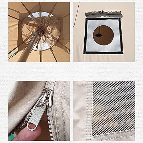 nature hikeワンポールテント綿布テントコットン仕様 防水綿のキャンバス