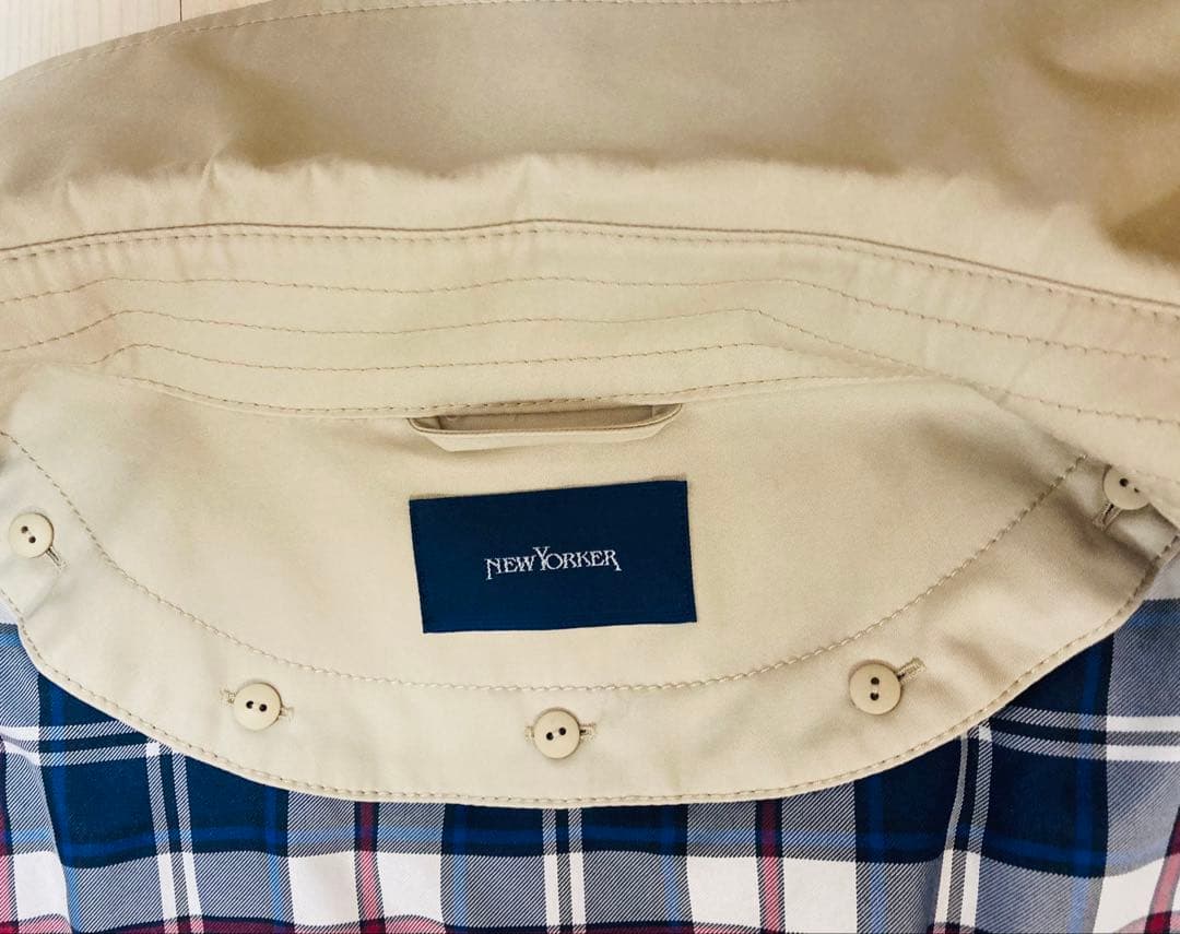 美品！NEW YORKER ニューヨーカー トレンチ ライナー付 定価約8万円