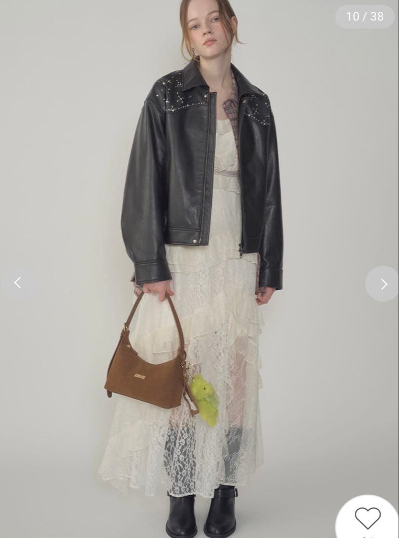 【LILY BROWN ×ANNA SUI】バタフライスタッズブルゾン