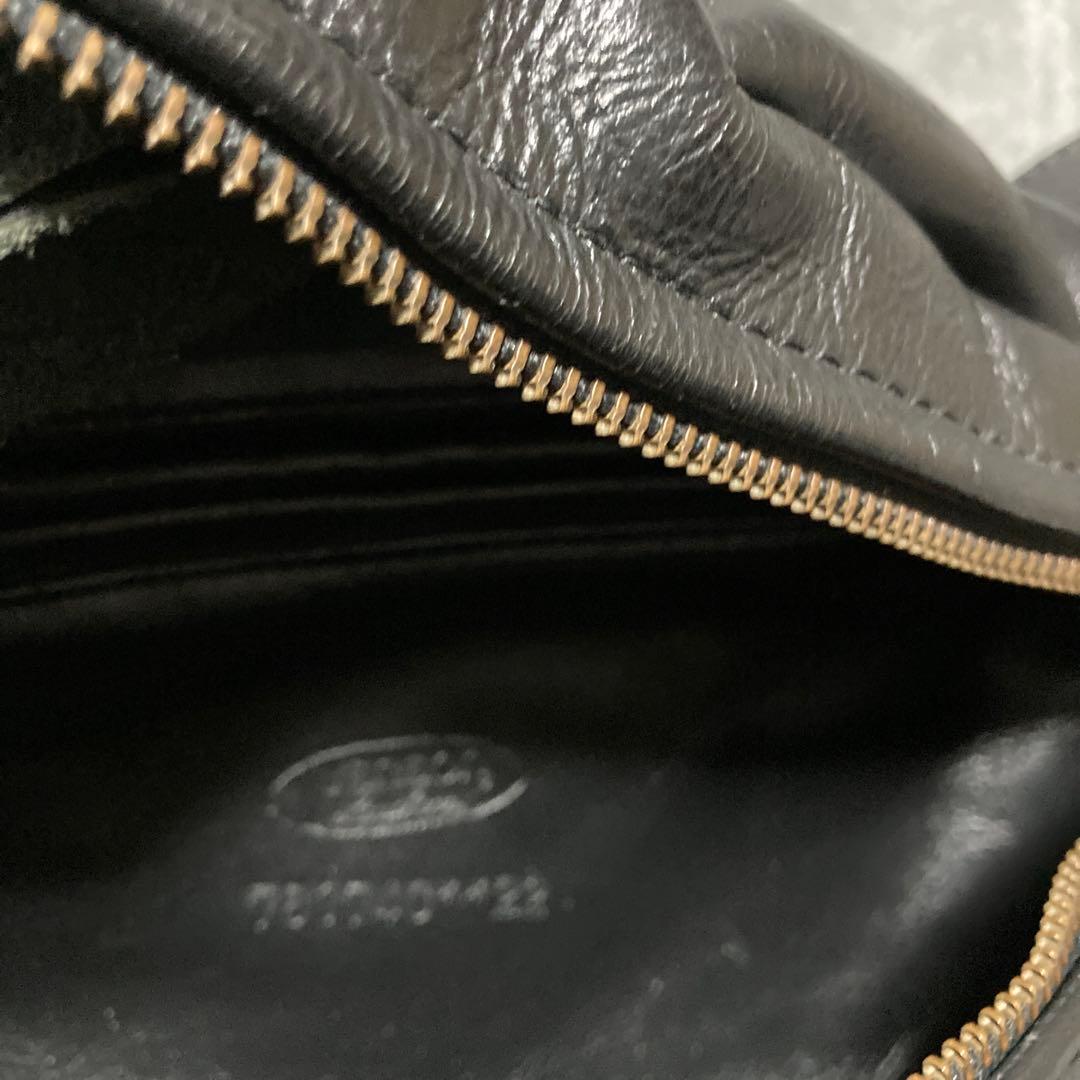 VANSON レザー ファニーパック ブラック 本革 ウエストバッグ