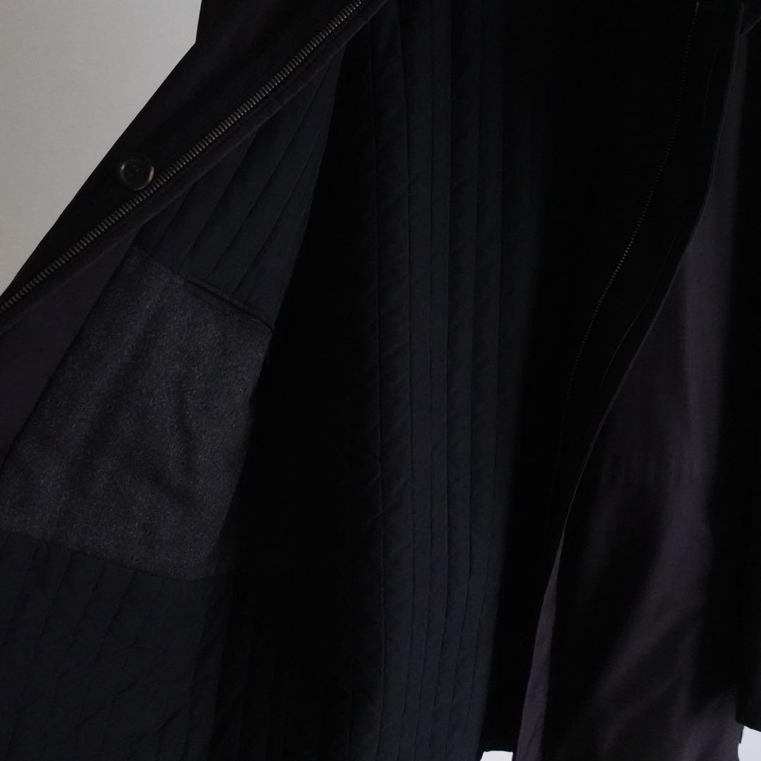 HUGO BOSS 中綿スタンドカラーコート　ブラック　48