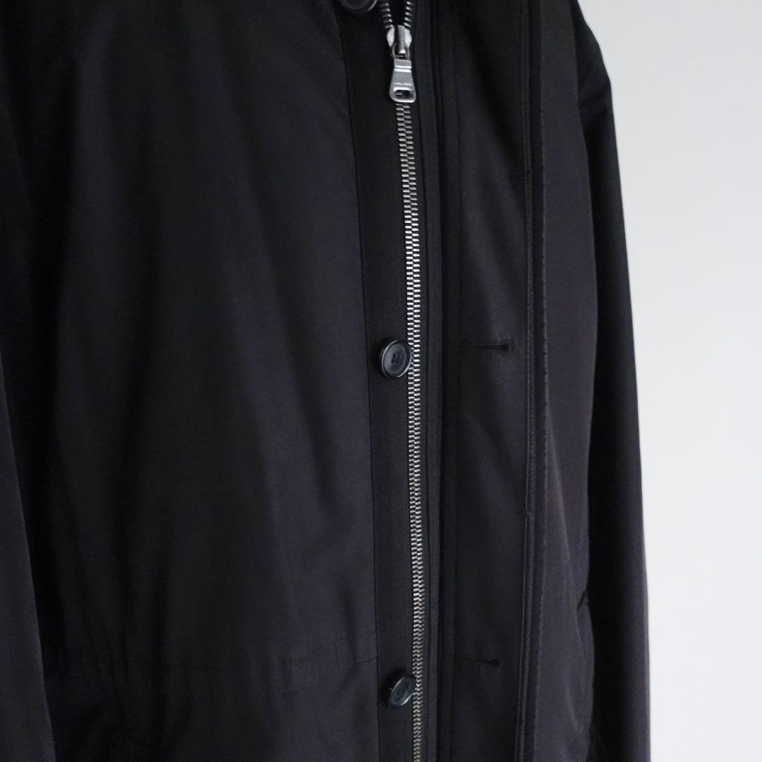 HUGO BOSS 中綿スタンドカラーコート　ブラック　48