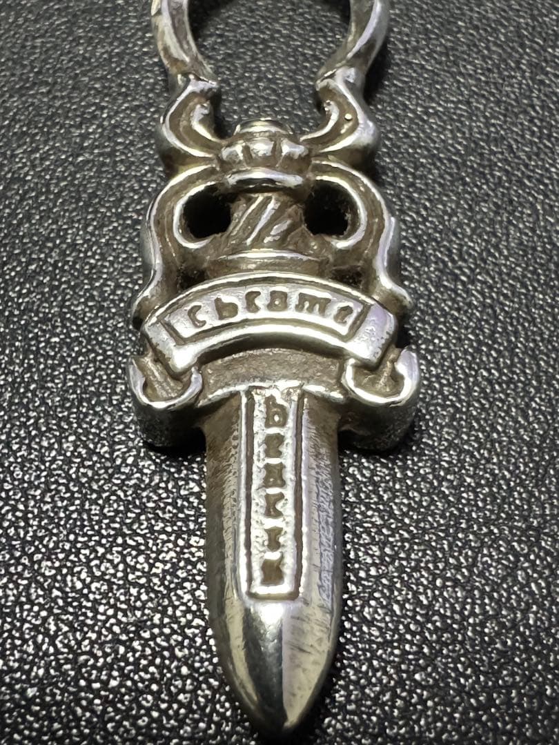 【美品】クロムハーツ 5ダガー ジップ チャーム