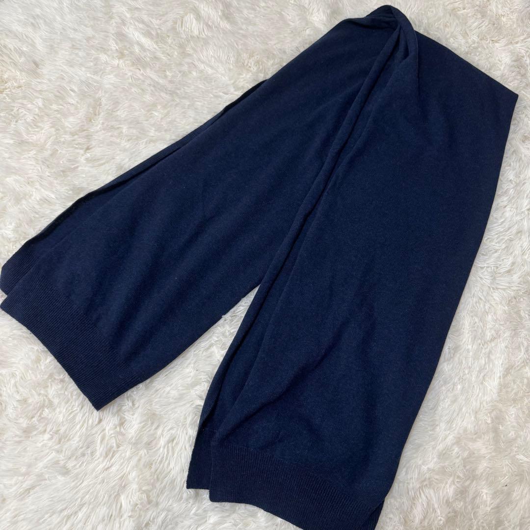 COMME des GARÇONS コムデギャルソン ウールストール ネイビー