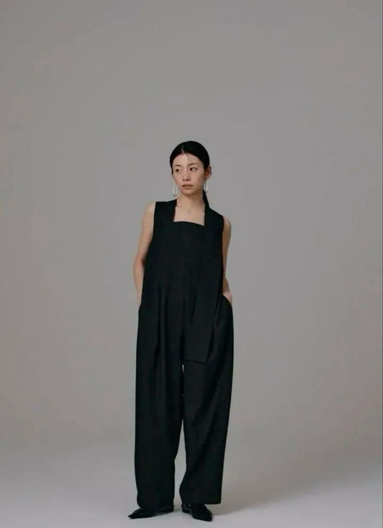 louren ローレン shoulder tie jumpsuit