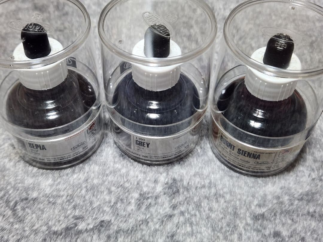 【まとめ売り】ホルベイン　ドローイングインク　12色セット＋バラ売り３色　他画材