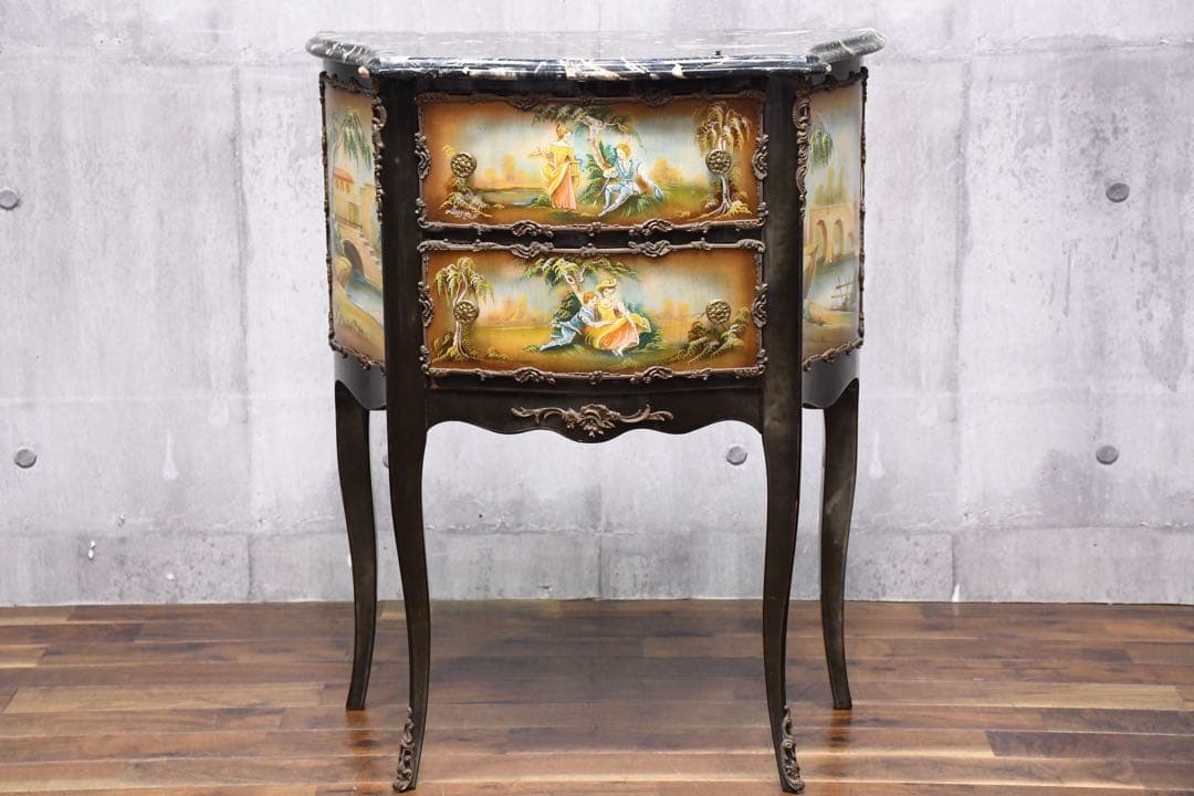 EAC18 サイン有 西洋クラシック サイドチェスト コンソールチェスト