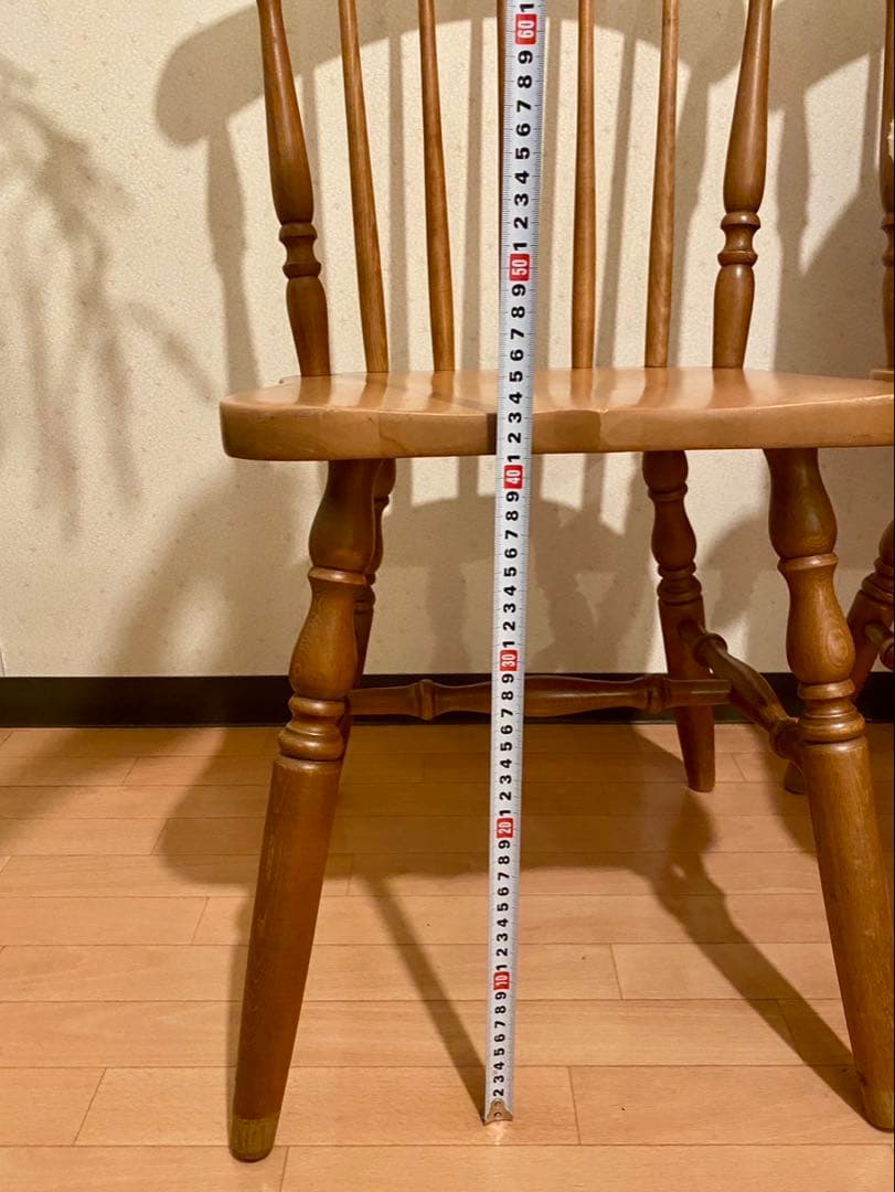 池田木工　アンティーク　椅子　2脚セット