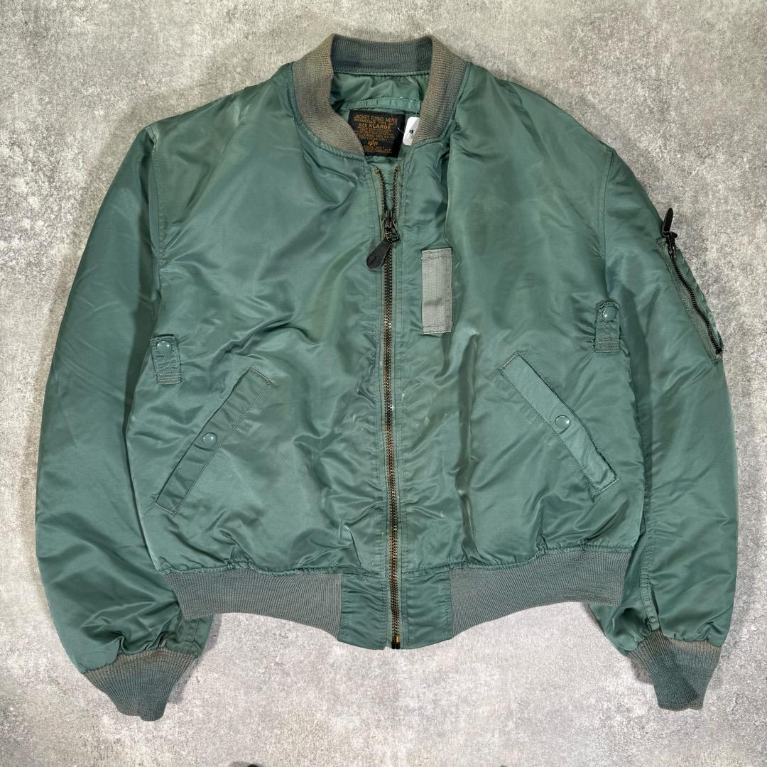 USA製　アルファインダストリーズ　50s復刻　MA-1　【XL】 IDEAL社