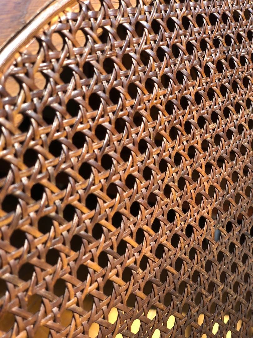 ❷ コスガ製 アンティークチェア＆オットマンセット