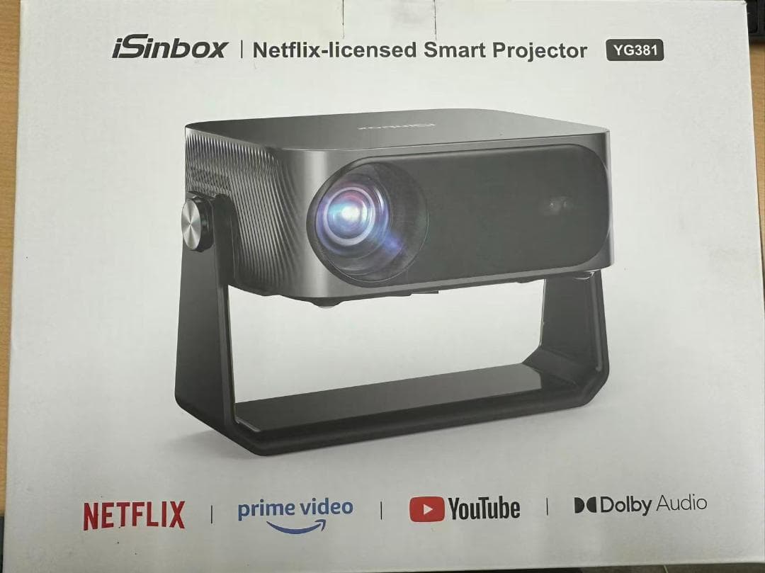 【新品 未使用品】プロジェクター 家庭用 小型 天井投影 オートフォーカス