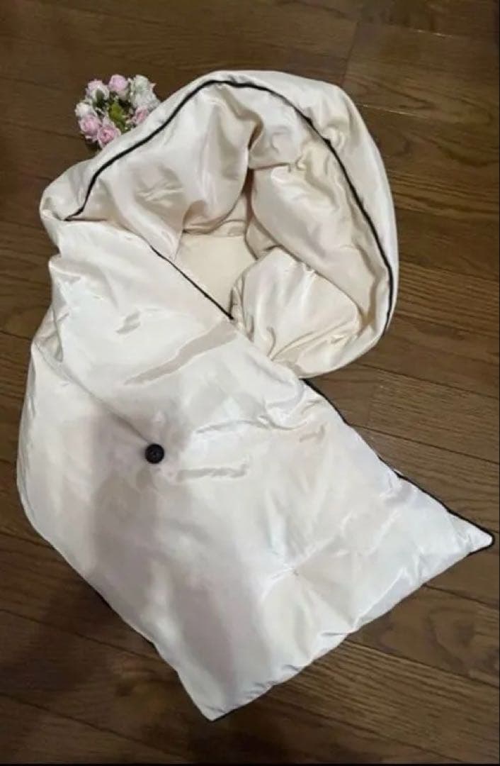 ☆HOUSE OF LOTUS ☆ストール付ダウンコート☆オフホワイト☆☆