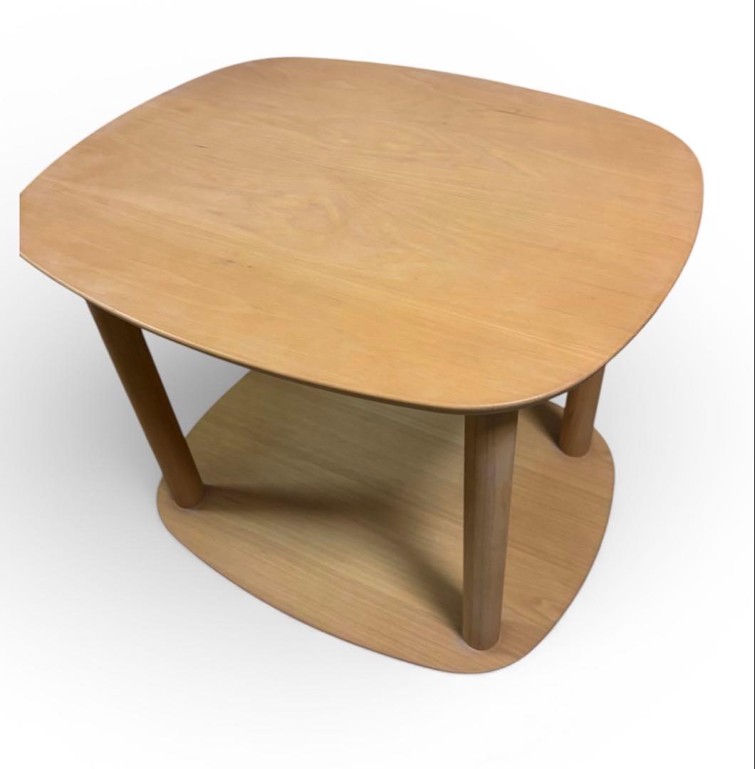 カンディハウス センターテーブル ヒッコリー材 キャスター付き 旭川家具