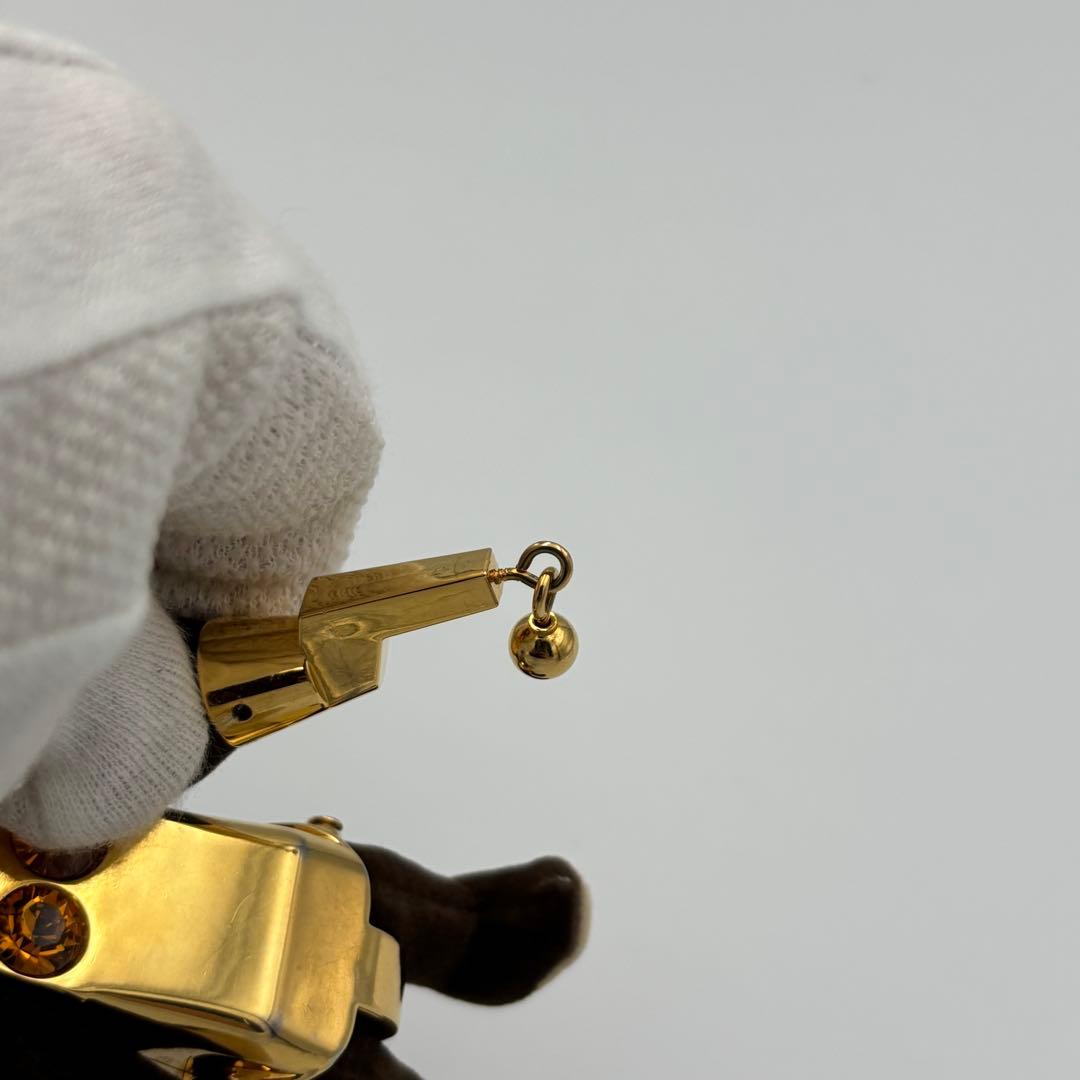 プラダ　くまチャーム　ゴールド　クリスタル　テディベアー　ロボット