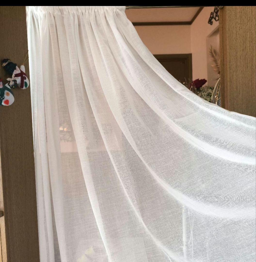 カフェカーテン【HAPPY LIFE☺︎様オーダー品　ナチュラルレース】