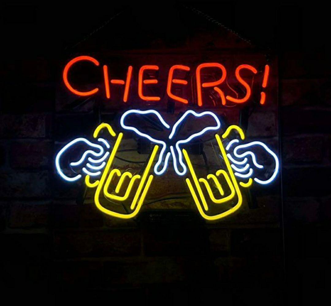 乾杯　ネオンサイン　CHEERS! ネオンサイン　オーダーメイド　居酒屋　飲食店