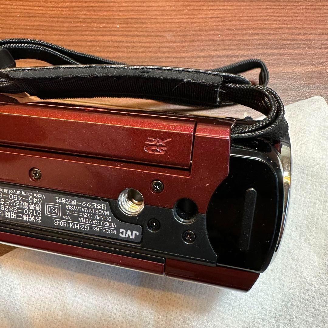 JVC Everio GZ-HM180-R ビデオカメラ 動作確認済み 0425