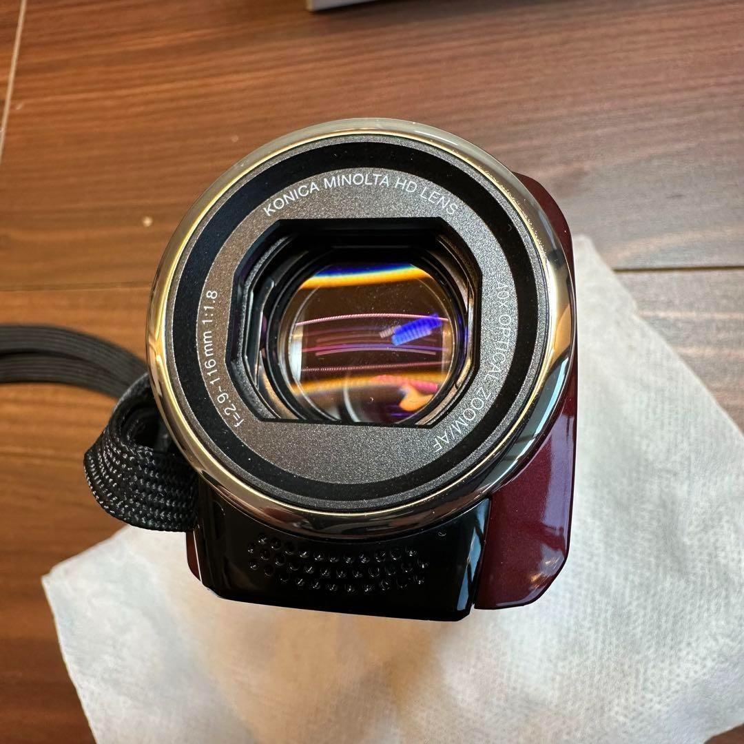 JVC Everio GZ-HM180-R ビデオカメラ 動作確認済み 0425