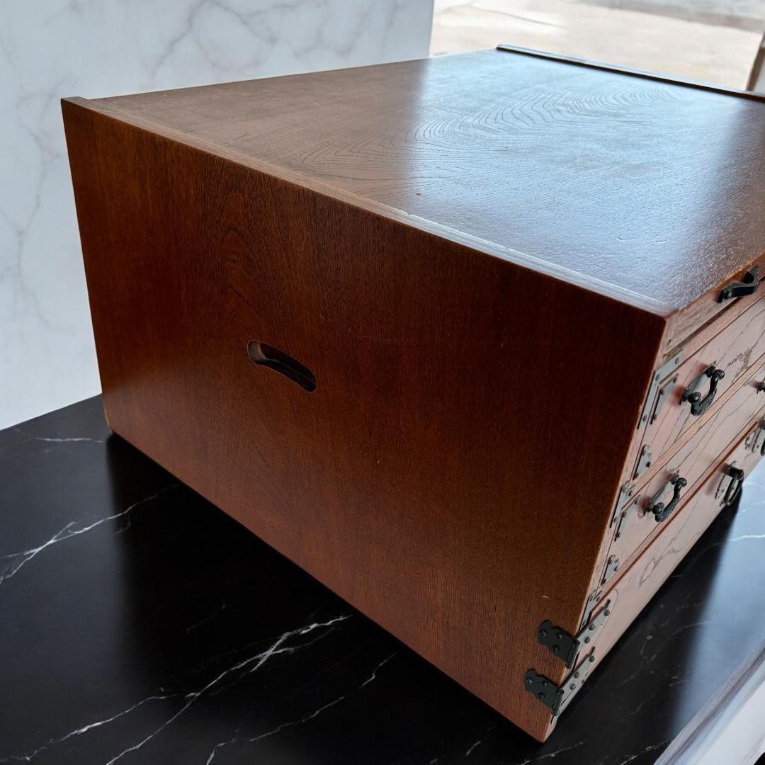 カラクリ箪笥　小引き出し　レトロ　アンティーク