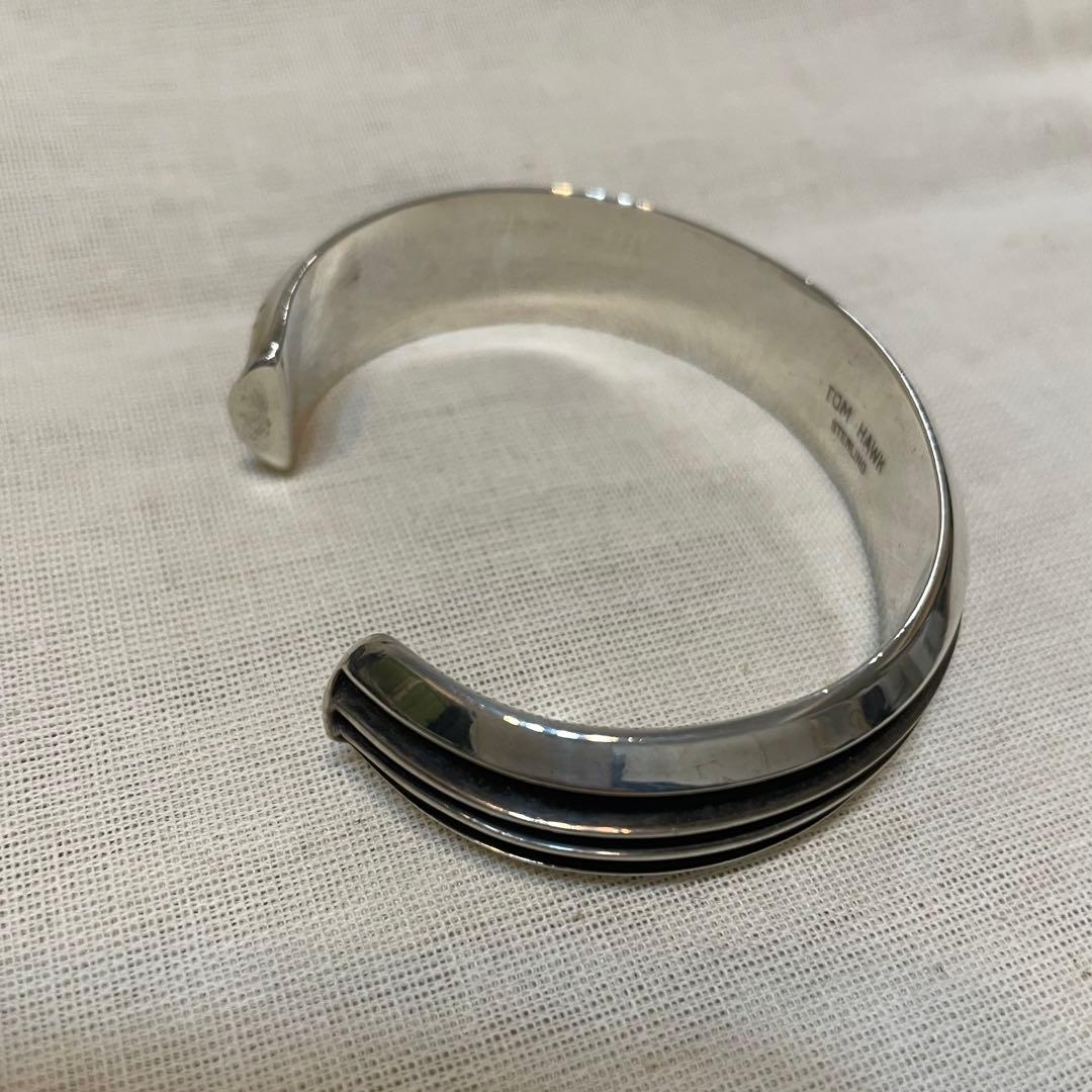 【TOM HAWK】トムホーク 3ライン バングル 16mm Navajoナバホ