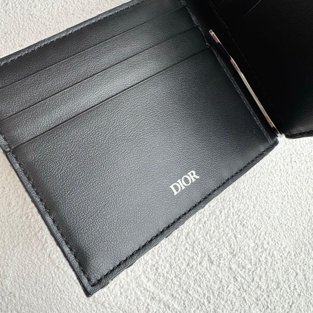 DIOR HOMME ディオール オブリーク ジャガード マネークリップ