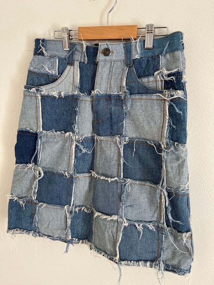 Levi’s remake patch work skirt
