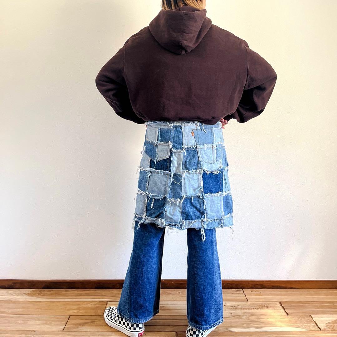 Levi’s remake patch work skirt