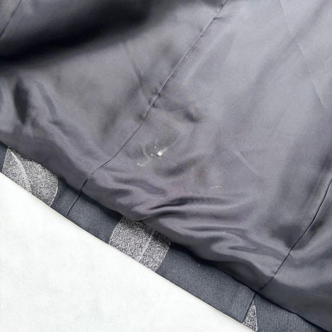 レオナール シルク混 ロングコート 花柄総柄 トリム ベルト 比翼ボタン 42