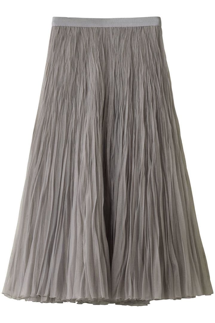 ebure エブール 完売 シアーオーガンジープリーツ スカート 新品タグ付