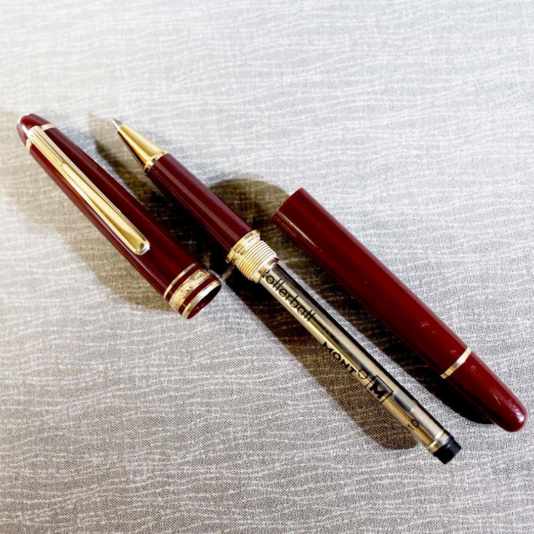 【送料込み】モンブラン ボールペン １６３ ボルドー バーガンディ マイスター