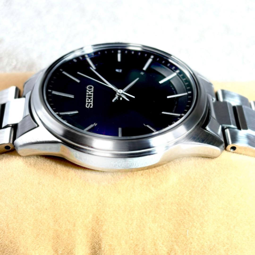 SEIKO ソーラー電波 SBTM255 7B24-0BR0ブラック 超美品
