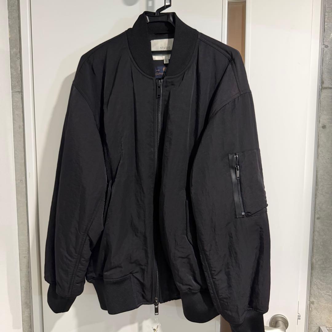 スタジオニコルソン ボンバージャケット S Black snm-1107