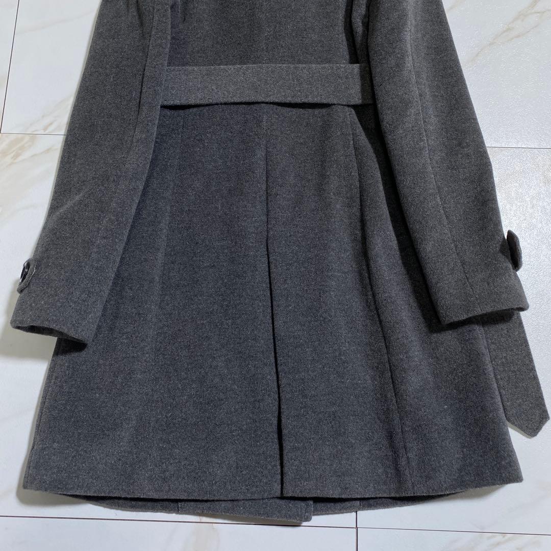 新品タグ付♡アナイ アンゴラウール ダブルフェイストレンチコート ベルデッド