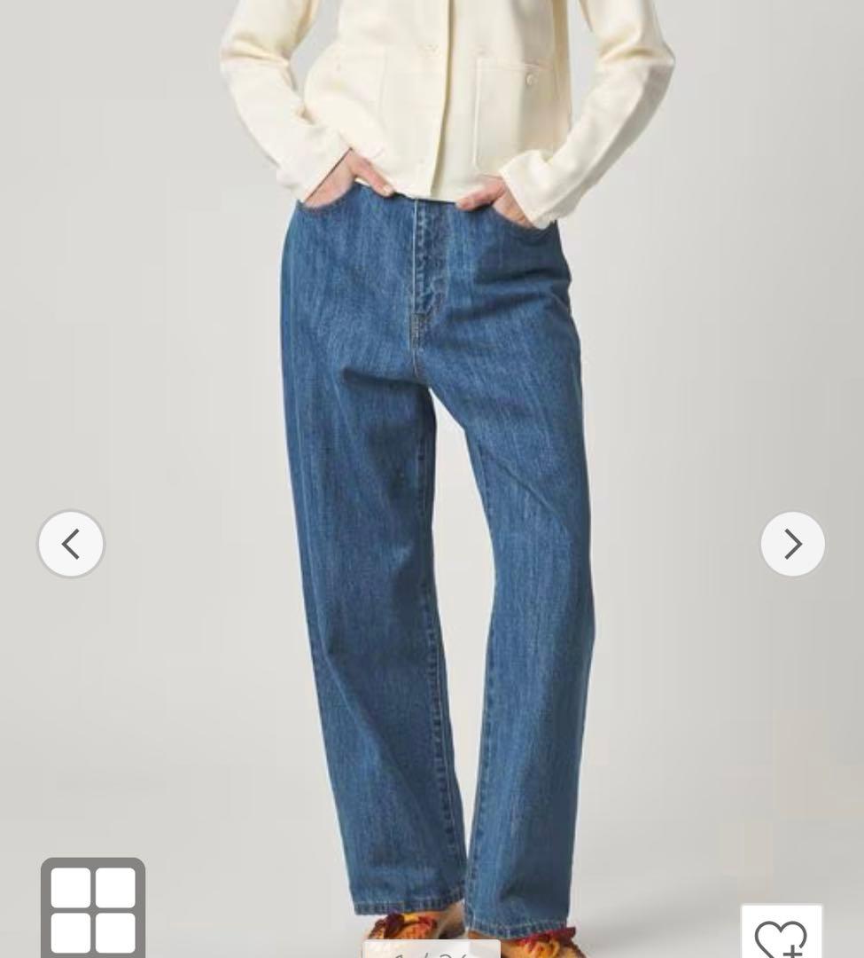 1/26までのお値下げ＜Steven Alan＞コットンデニム ストレートパンツ