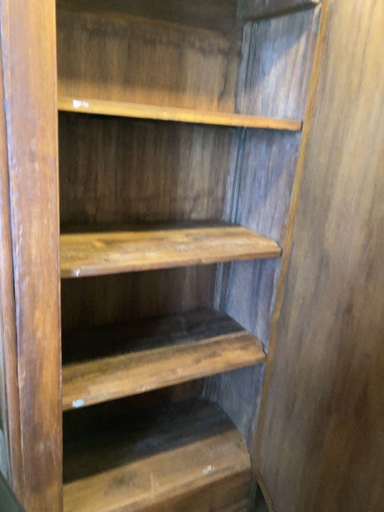 アンティーク　鏡付　洋服タンス