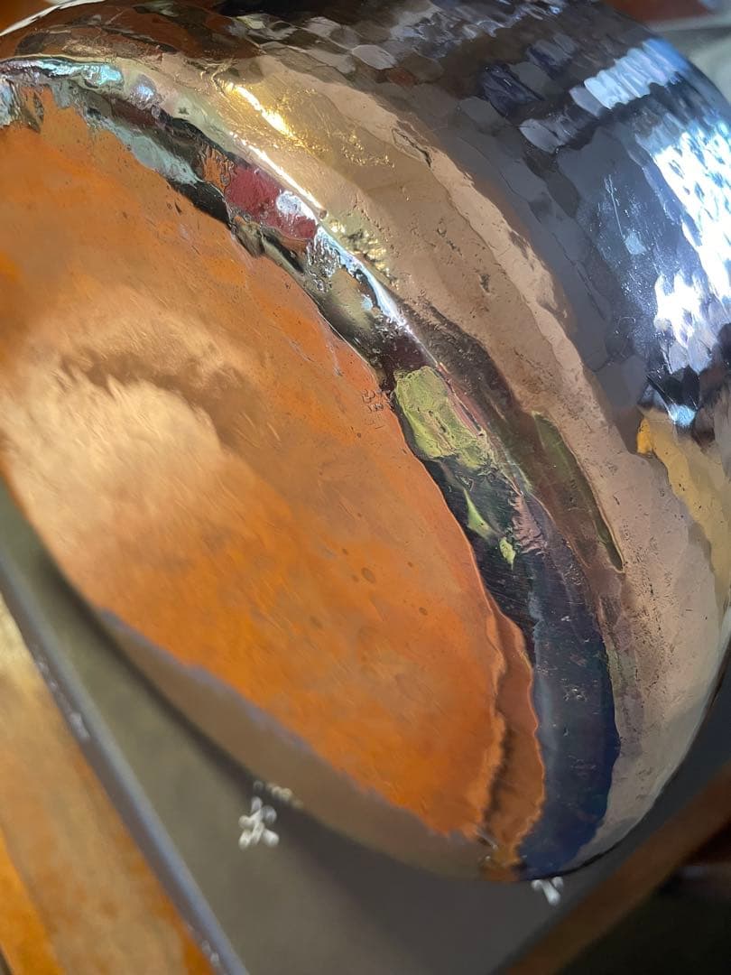 京都有次　銅製　大型やかん（容量3.5L） 『江戸型』