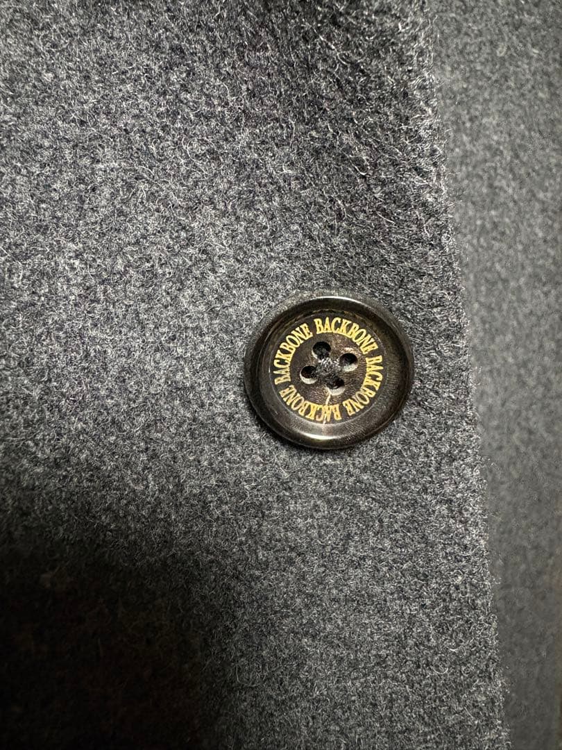 BACKBONE グレー チェスターコート backlash
