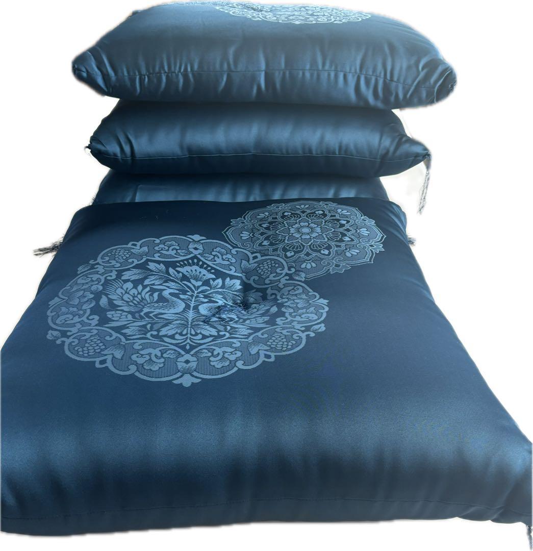 【未使用】ふとんタナカ 座布団 婚礼座布団 4枚セット 冬用