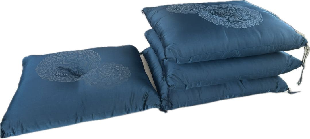 【未使用】ふとんタナカ 座布団 婚礼座布団 4枚セット 冬用