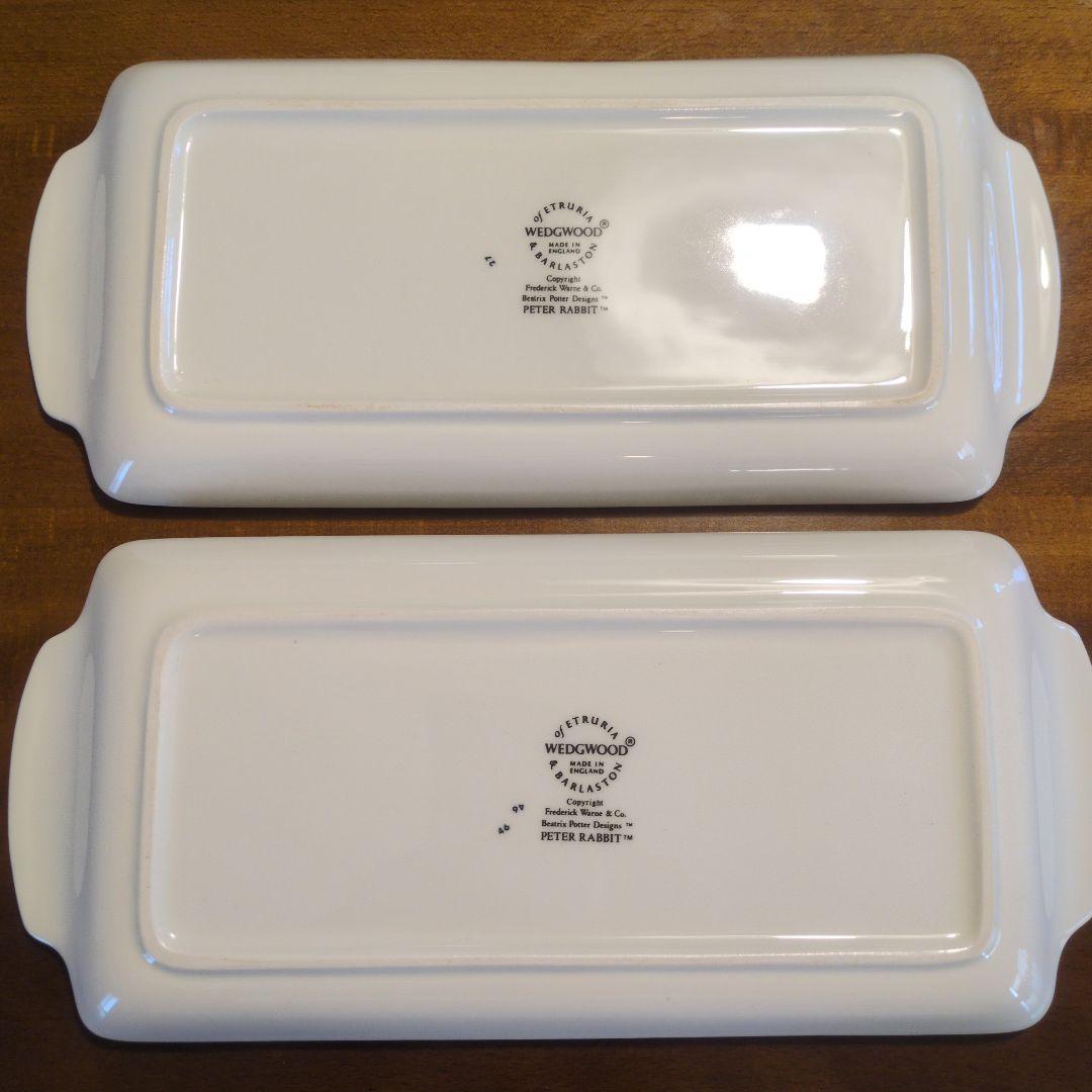  ピーターラビット 皿 2枚セット　サンドイッチ皿