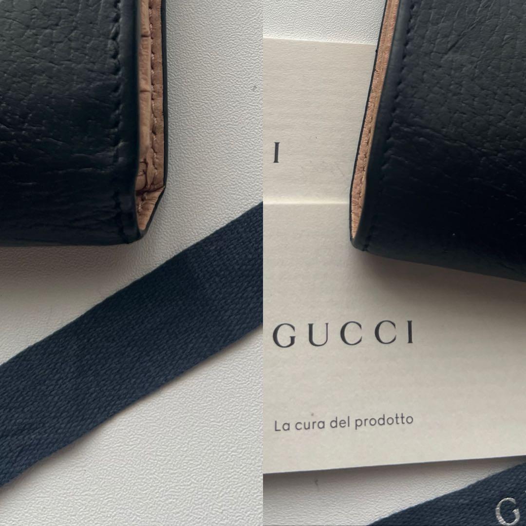 82 美品 GUCCI グッチ マーモント 2つ折り財布