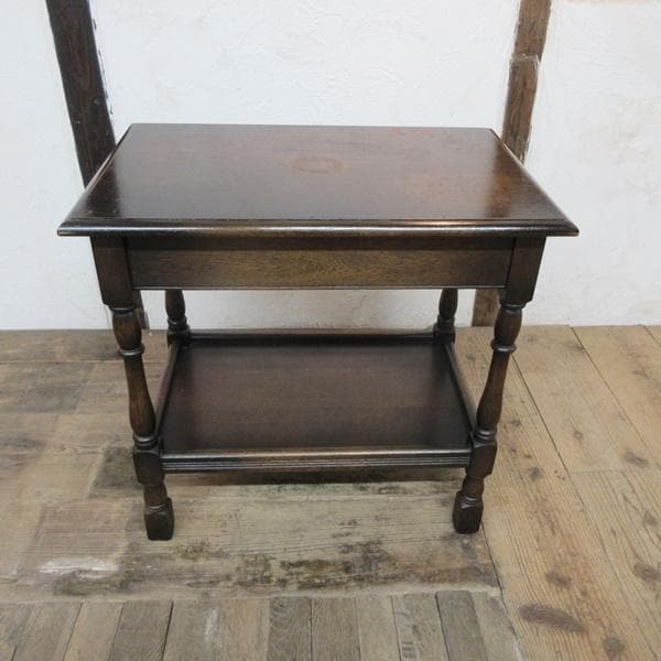 イギリス アンティーク 家具 ホールテーブル コンソール 電話台 6954d