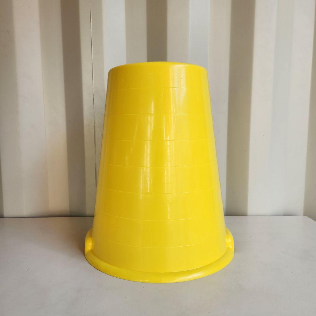 希少 OLD IKEA EVERT スタッキングスツール　黄色　レトロポップ