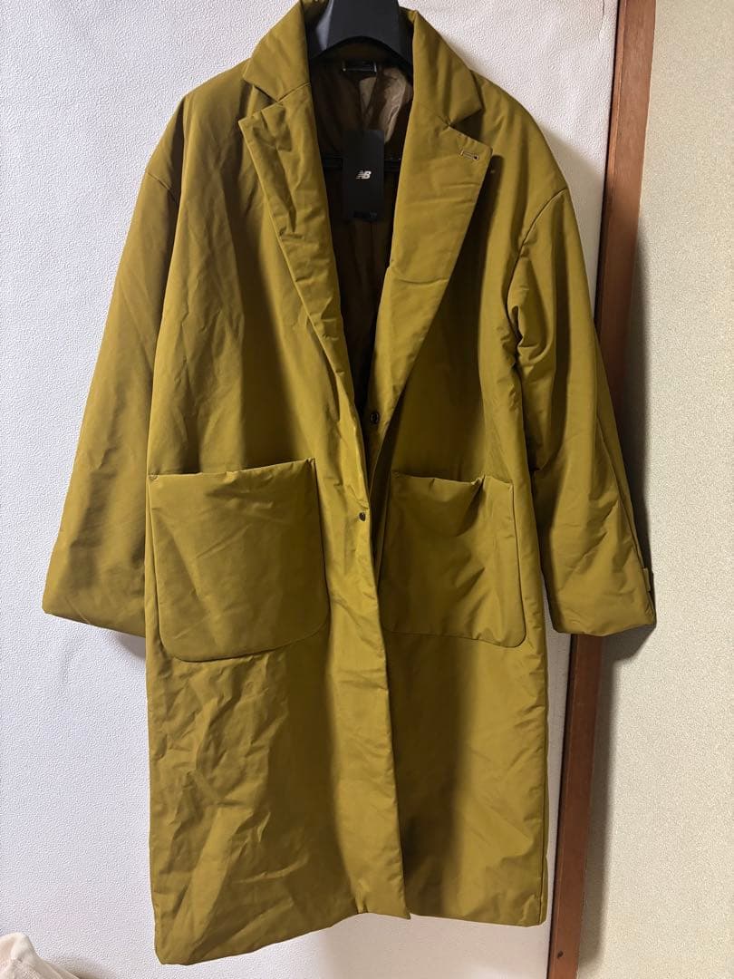 【新品・定価4.9万】ニューバランス 中綿 ロングコート THE CITY M
