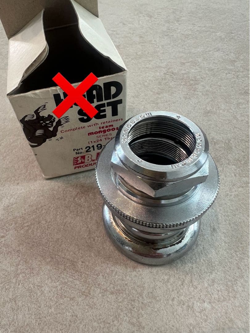 パーツ 80s team mon Headset OLDBMX Motomag