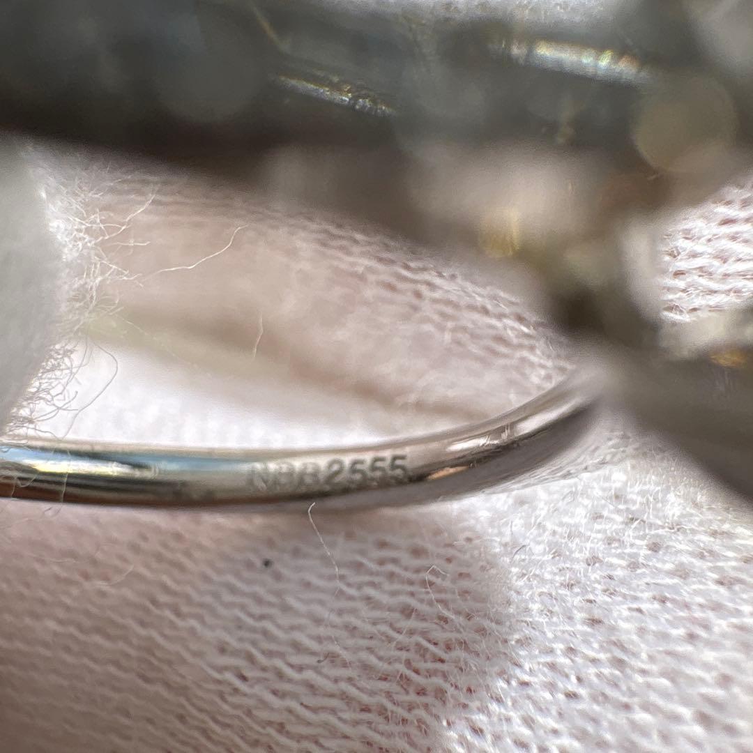 最終お値下げ⭐︎1ct up⭐︎天然ダイヤリング Pt900 k18