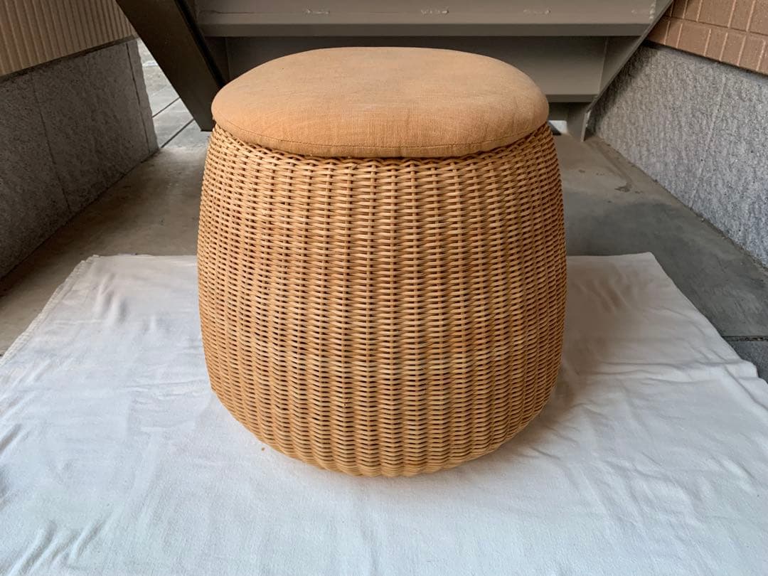 希少 山川ラタン 剣持勇デザイン ヴィンテージ スツール ジャパニーズモダン C