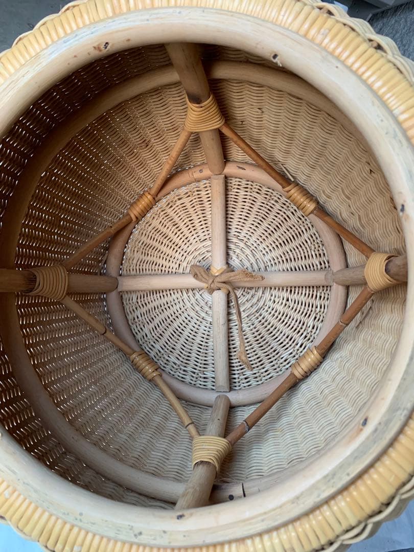 希少 山川ラタン 剣持勇デザイン ヴィンテージ スツール ジャパニーズモダン C